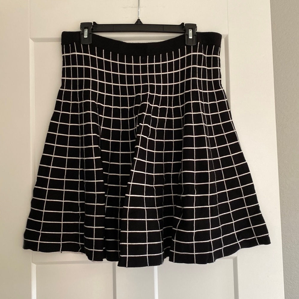Chelsea and Theodore Checked Skirt